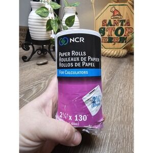 2-Pack NCR Paper Rolls 2-1/4" x 130'‎ For Calculators